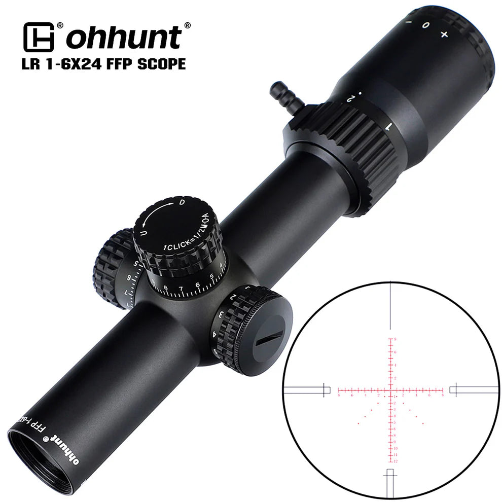 ohhunt® 1-6X24 FFP Compact Rifle Scopes LPVO