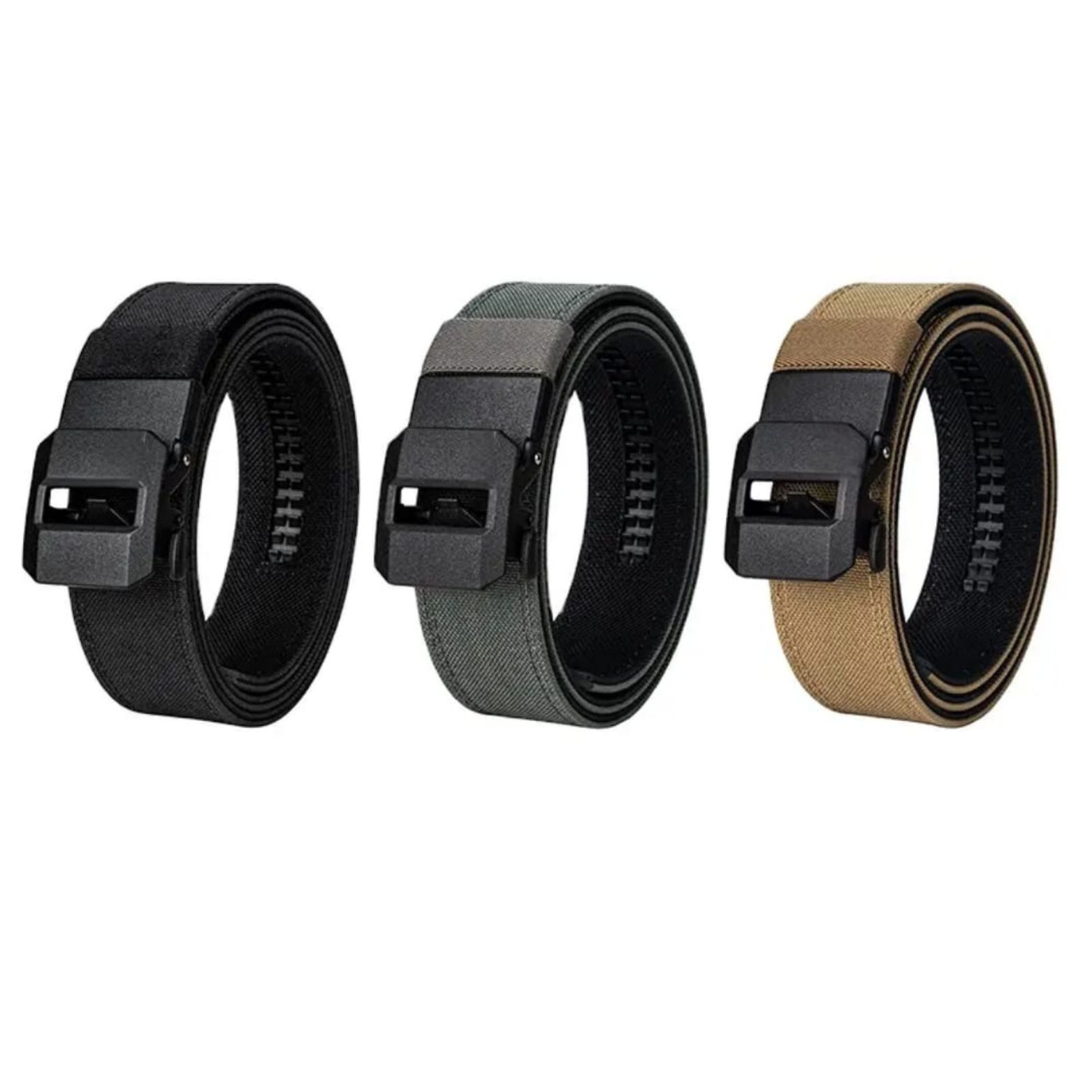 IDOGEAR Tactical Weapon Belt 1.5 Inch Belt EDC Rigid High Performance Straps 38 mm Nylon Utility Harness Ratchet Strap Reinforced for Concealed Carry