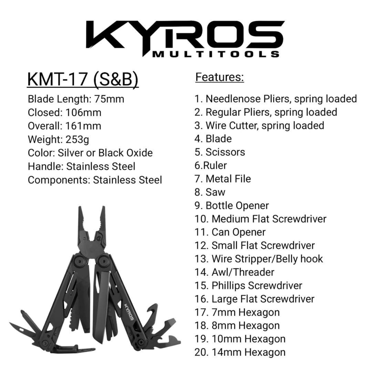 KYROS Multitool KMT-17