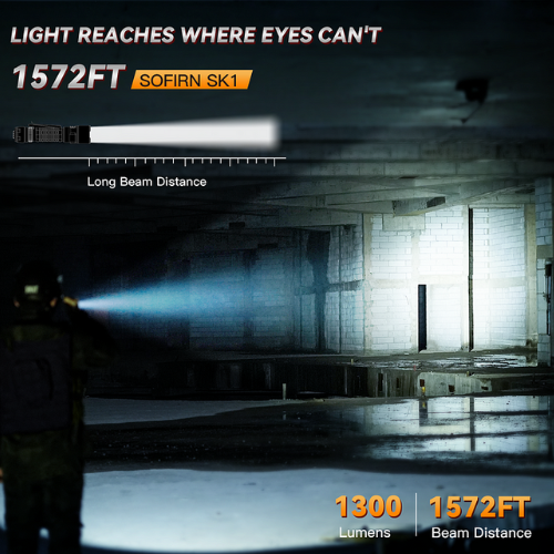 Sofirn SK1 Long-range Tactical Flashlight