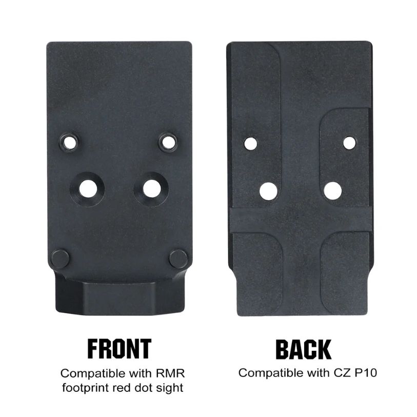 ohhunt Optics Adapter Plate Compatible with Trijicon RMR/SRO/Holosun 407C/507C/508C/508T and fit CZ P-10