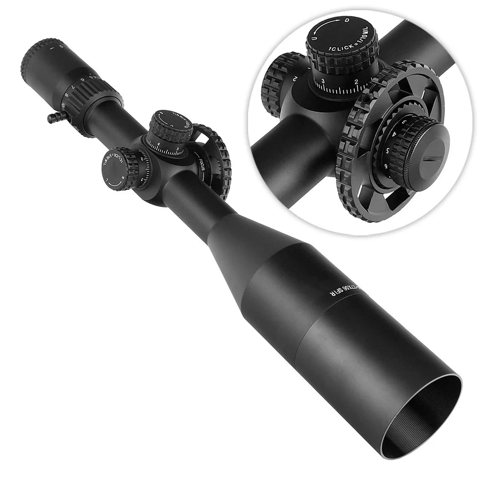 ohhunt 4.5-27X56 SFIR Rifle Scope with Sunshade - Glass Etched Reticle