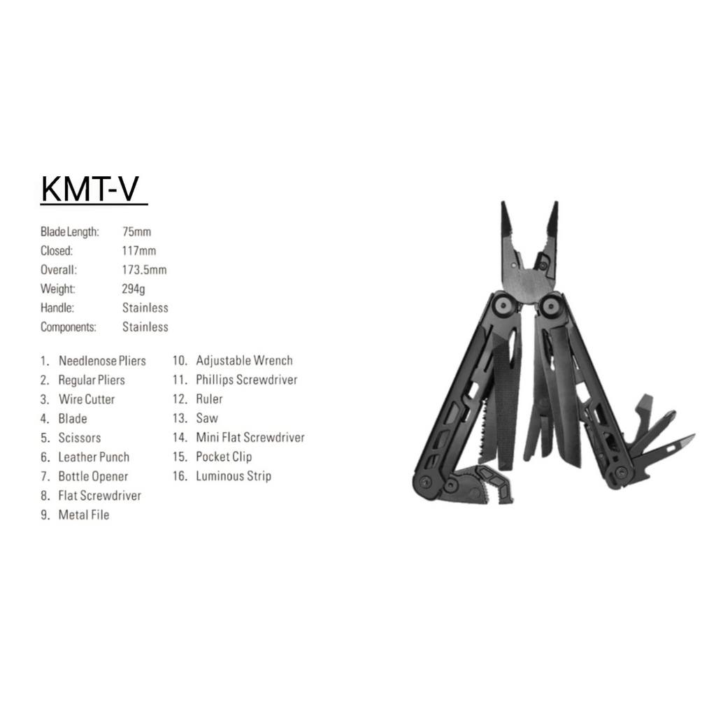 KYROS Multitools The KMT-V: Your Toolbox in Your Pocket