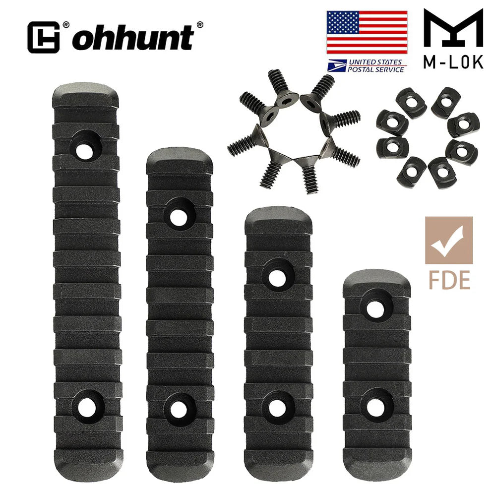Multipurpose Polymer Picatinny Rail Section M-LOK for Black