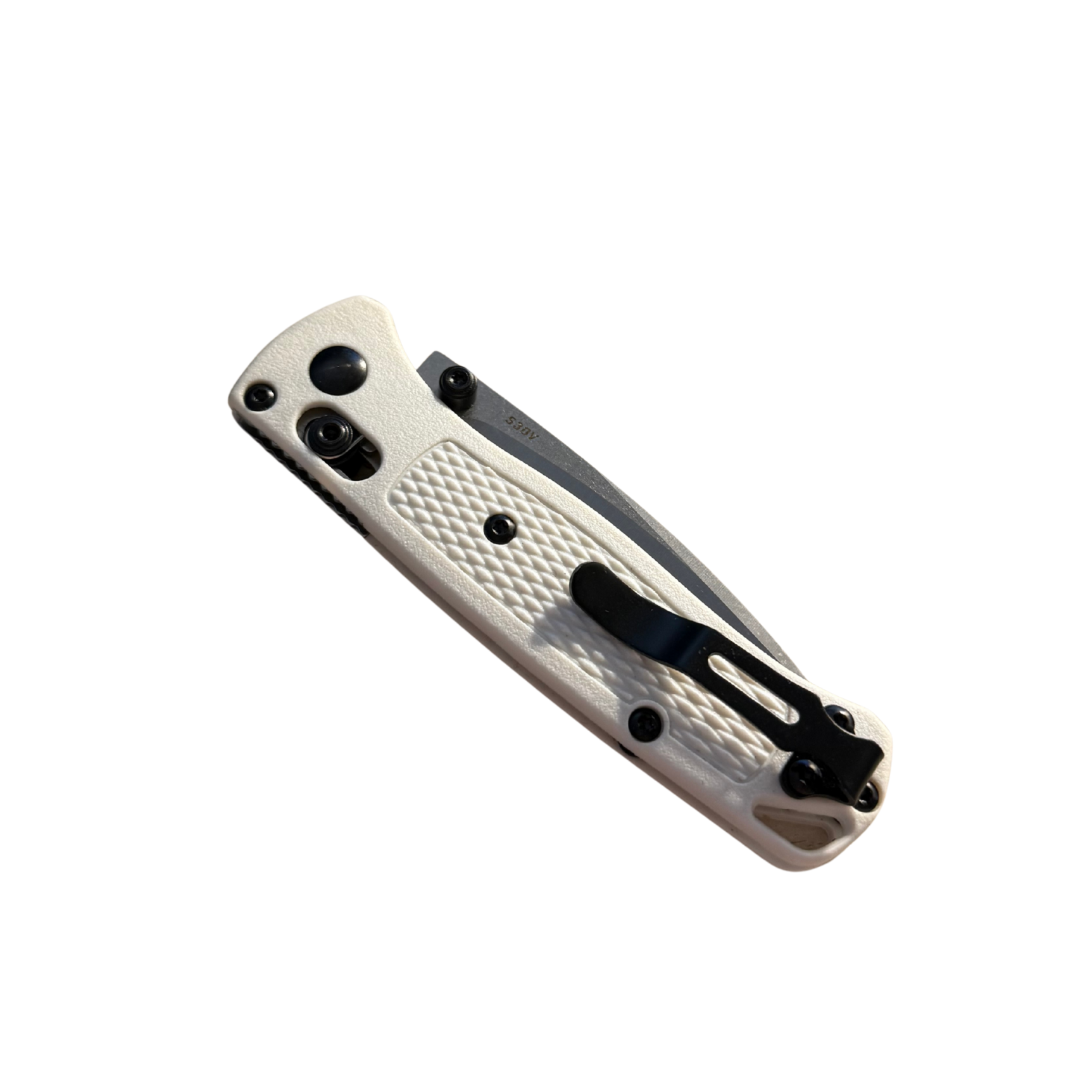 Benchmade Mini Bugout 533 Folding Knife with White Givory Handle