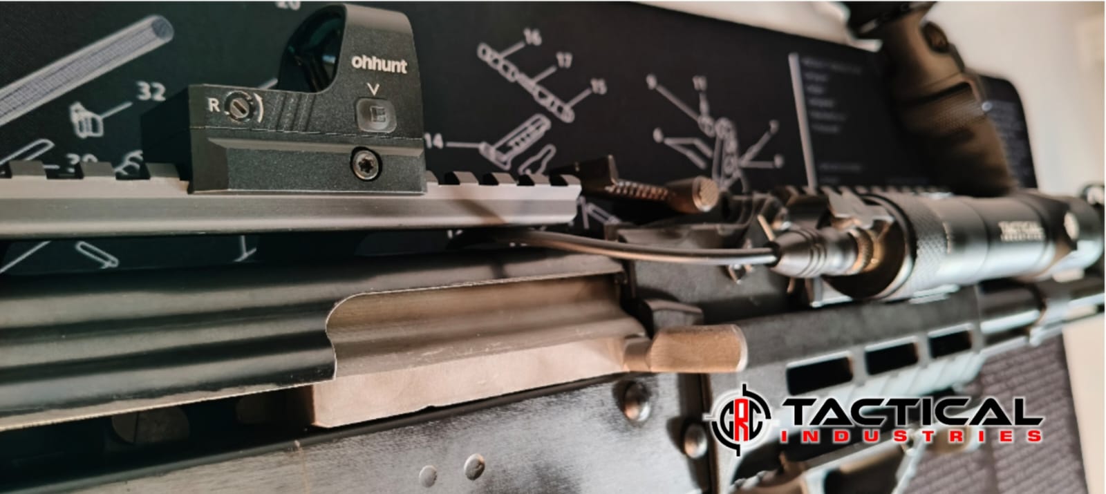 CRC Tactical rifle mount light