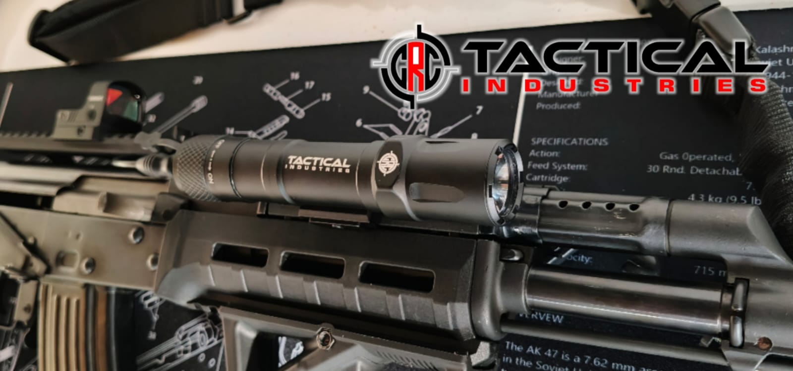 CRC Tactical rifle mount light