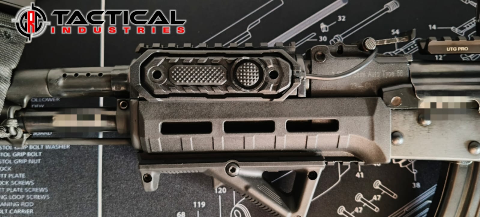 CRC Tactical rifle mount light