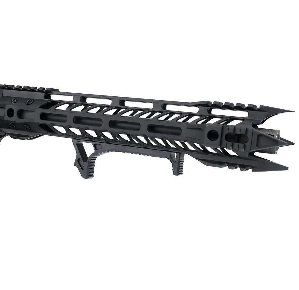 Curved Handstop Metal Angled Foregrip 4.6" fit M-lok Handguard