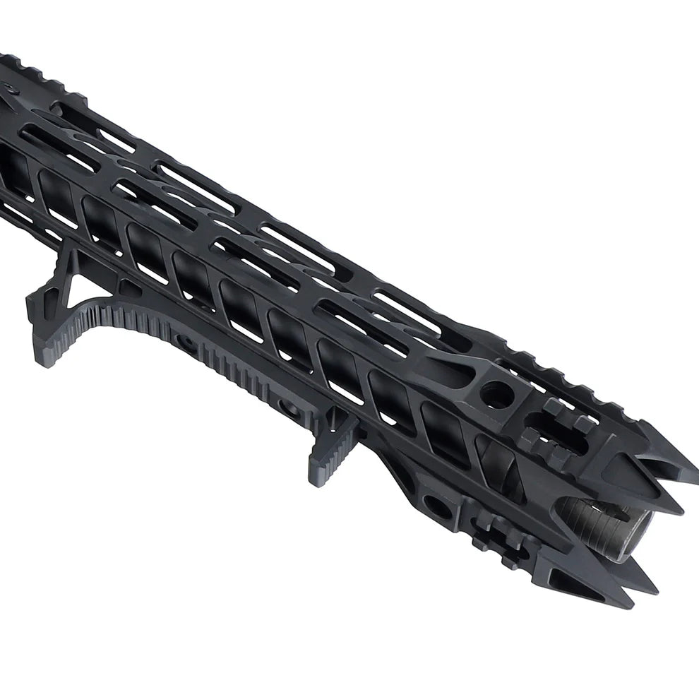 Curved Handstop Metal Angled Foregrip 4.6" fit M-lok Handguard