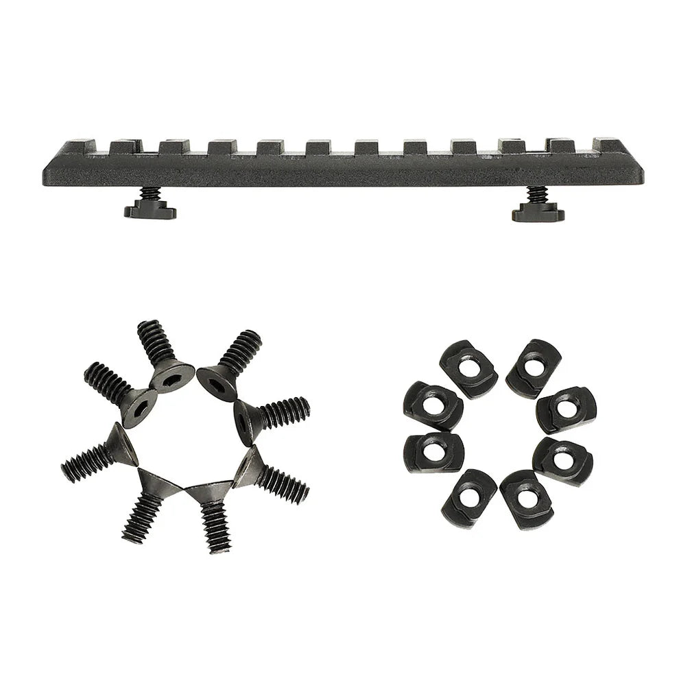 Multipurpose Polymer Picatinny Rail Section M-LOK for Black