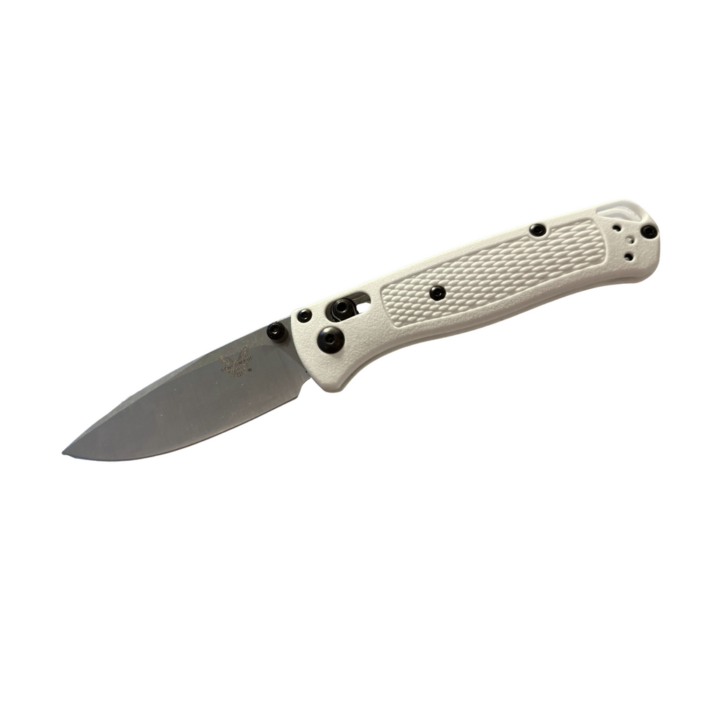 Benchmade Mini Bugout 533 Folding Knife with White Givory Handle