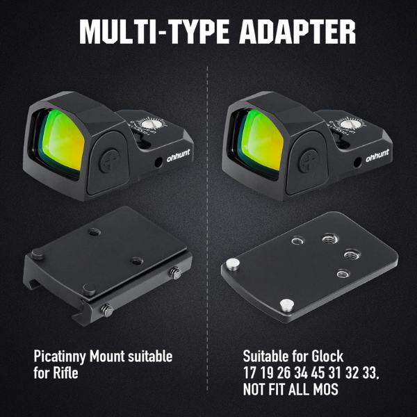 ohhunt RD 005 Circle Dot Reticle Micro Reflex Red Dot Sight