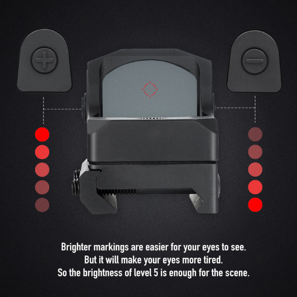 ohhunt RD 005 Circle Dot Reticle Micro Reflex Red Dot Sight