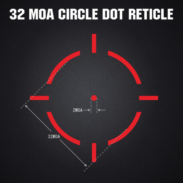 ohhunt RD 005 Circle Dot Reticle Micro Reflex Red Dot Sight