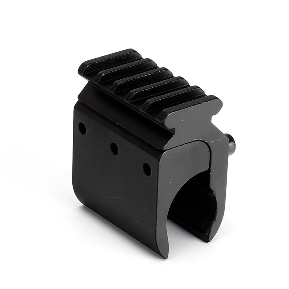 Tatcical Barrel Mount with Picatinny Rail for Flashlight & Scope Sight